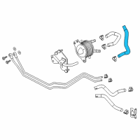 OEM 2017 Infiniti Q50 Hose-Water Diagram - 14055-4HK2A