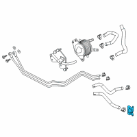 OEM 2020 Infiniti Q60 Tube-Oil Cooler Diagram - 21621-4HK2A