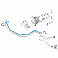 OEM 2018 Infiniti Q60 Tube-Oil Cooler Diagram - 21621-4HK1A