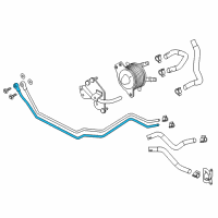 OEM 2019 Infiniti Q50 Tube-Oil Cooler Diagram - 21623-4HK1A