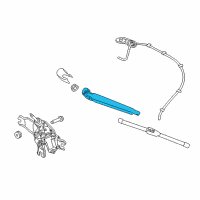 OEM Kia Forte Koup Rear Wiper Arm Assembly Diagram - 98811A7000