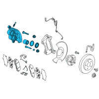 OEM 2022 Cadillac XT5 Caliper Diagram - 85149315