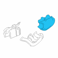 OEM Chevrolet Monte Carlo Heat Shield Diagram - 12577722