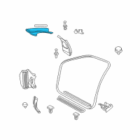 OEM BMW Right Column A Cover Its Diagram - 51-43-2-699-054