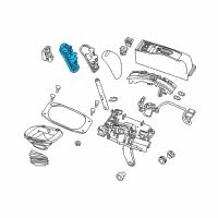 OEM Chevrolet Caprice Shift Knob Rear Cover Diagram - 92191397