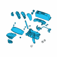 OEM 2012 Chevrolet Caprice Gear Shift Assembly Diagram - 92286262