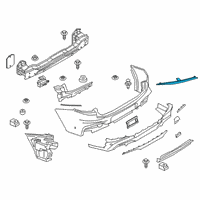 OEM 2020 BMW X4 Reflector Left Diagram - 63-14-8-497-423