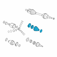 OEM Chevrolet Spark EV Inner Boot Diagram - 95286863