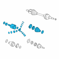 OEM 2014 Chevrolet Spark EV Inner Joint Diagram - 95299638