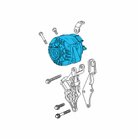 OEM 2008 Chevrolet Malibu Alternator Diagram - 15794597