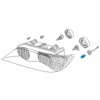 OEM BMW 635CSi Rear Light Bulb Diagram - 63-21-7-160-793