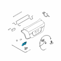 OEM 2005 Chevrolet Aveo Lock Diagram - 96541183