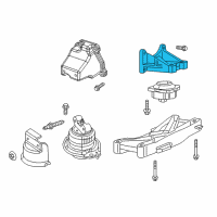 OEM 2013 Dodge Charger Bracket-Transmission Mount Diagram - 5147160AA