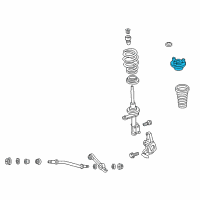 OEM 2000 Dodge Intrepid Mount-STRUT Diagram - 4782018AB