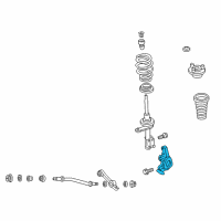 OEM Chrysler LHS Steering Knuckle Front Right Diagram - 4782124AC