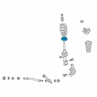 OEM Chrysler LHS INSULATOR-Front Suspension Spring Diagram - 4782228AA