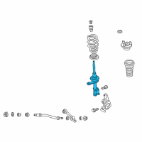 OEM 1998 Dodge Intrepid STRUT-STRUT Diagram - 4782110AH