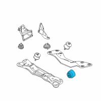 OEM 1995 BMW 318is Vibration Absorber Diagram - 24-70-1-142-019