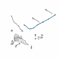 OEM Ford Escape HOSE - WINDSHIELD WASHER Diagram - LJ6Z-17A605-AB