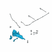 OEM Ford Escape RESERVOIR - WINDSHIELD WASHER Diagram - LJ6Z-17618-B