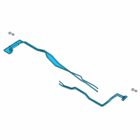 OEM Lincoln AC Tube Diagram - JL1Z-19867-DA