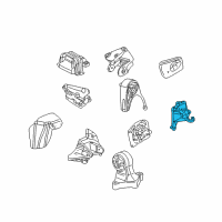 OEM Chrysler Sebring Bracket-Transmission Mount Diagram - 4573776