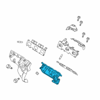 OEM Ford Flex Exhaust Manifold Diagram - DA5Z-9431-A