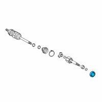 OEM 2017 Lexus NX200t Seal, Type T Oil Diagram - 90311-A0029