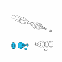 OEM 2000 Chrysler Concorde Boot-Half Shaft Diagram - 4863722