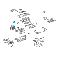 OEM 2003 Cadillac Seville Actuator Diagram - 52492938