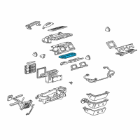 OEM Cadillac Seville Seal, Heater Diagram - 52474876