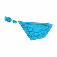 OEM 2019 Chevrolet Impala Tail Lamp Assembly Diagram - 84043112