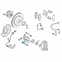 OEM 2021 Infiniti QX50 Pin-Slide Diagram - 44140-4EA0A