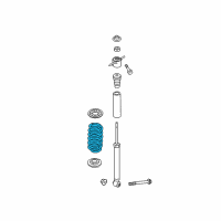 OEM Hyundai Elantra Spring-Rear Diagram - 55350-F2DA0