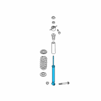 OEM 2018 Hyundai Elantra Rear Shock Absorber Assembly Diagram - 55307-F2EC0