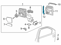 OEM 2022 Chevrolet Silverado 2500 HD Lower Cover Diagram - 84468904