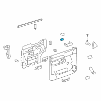 OEM 2009 Chevrolet Silverado 1500 Lock Switch Diagram - 10363353