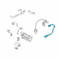 OEM 2021 Kia Stinger Oxygen Sensor Assembly, Rear Diagram - 392102CTB5