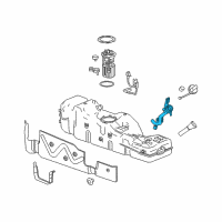 OEM 2017 Chevrolet Colorado Filler Pipe Diagram - 84695124