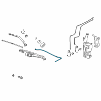 OEM 2014 Cadillac Escalade Washer Hose Diagram - 20908176