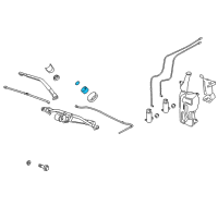 OEM Cadillac Rain Sensor Diagram - 25942005