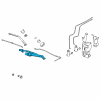 OEM 2013 Chevrolet Avalanche Module Asm, Windshield Wiper System Diagram - 23328193