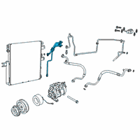 OEM 2021 Ram 3500 Line-A/C CONDENSER Diagram - 68322662AB