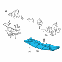 OEM 2013 Chevrolet Caprice Transmission Support Diagram - 92215759