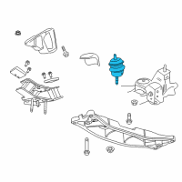 OEM 2012 Chevrolet Caprice Mount Diagram - 92276969