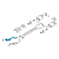 OEM 2015 Ford Mustang Catalytic Converter Diagram - FR3Z-5E212-L