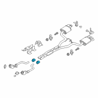 OEM 2017 Ford Mustang Clamp Diagram - FR3Z-5A231-A