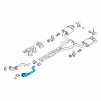 OEM 2018 Ford Mustang Catalytic Converter Diagram - FR3Z-5E213-C