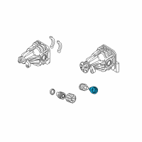 OEM Hyundai Santa Fe Joint Kit-Rear Axle Differential Side Diagram - 49505-26S00
