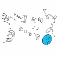 OEM 2002 Toyota Camry Rotor Diagram - 43512-48031